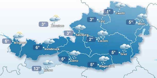 Am Wochenende kommt der Schnee