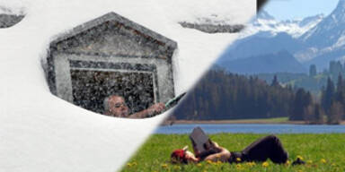 Frühling in Wien - Winter in Vorarlberg