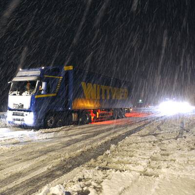 Wintereinbruch in Vorarlberg