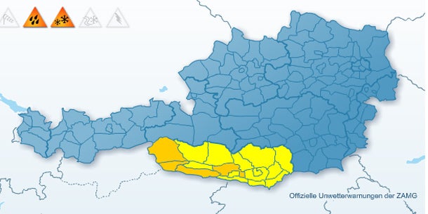 Wintereinbruch: Schon wieder Schnee im Süden