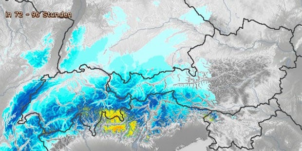 Zum Wochenende kommt wieder Schnee