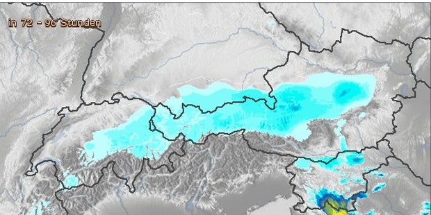 Jetzt wird's wieder winterlich mit Schneefall