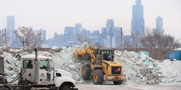 Eine Tote im Schneechaos
