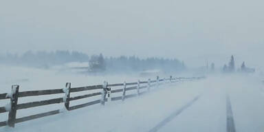 Traktor rutschte bei Schneer&auml;umarbeiten rund 150 Meter ab