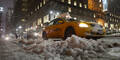 Schneesturm fegte über New York