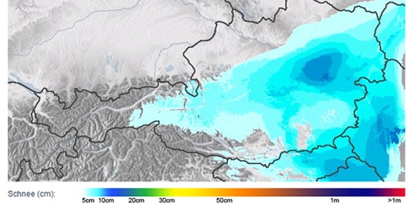 Erneut Schnee im Anmarsch