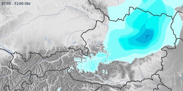 So viel Schnee fällt in Ihrer Region