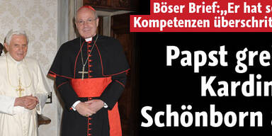 Papst greift Kardinal Schönborn an
