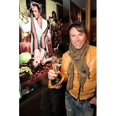 Manfred Baumann: Promi-Ansturm bei Vernissage