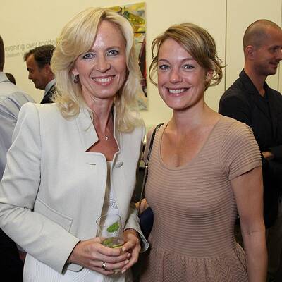 Elke Winkens mit ihrem Neuen