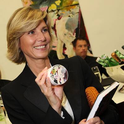 Elke Winkens mit ihrem Neuen