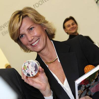 Elke Winkens mit ihrem Neuen