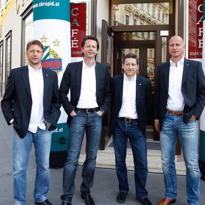 Schöttel als Rapid-Coach präsentiert