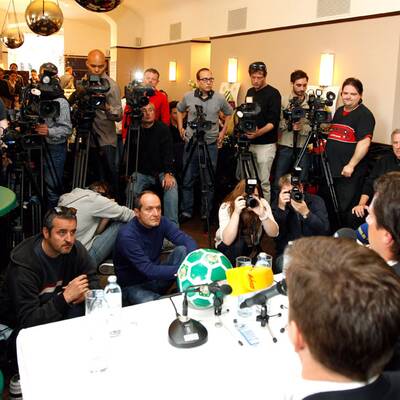 Schöttel als Rapid-Coach präsentiert