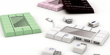 Externer USB-Speicher im Schokoladen-Look