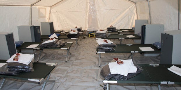 So leben die  Zelt-Flüchtlinge