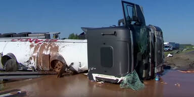 12.000 Tonnen Schokolade auf Autobahn