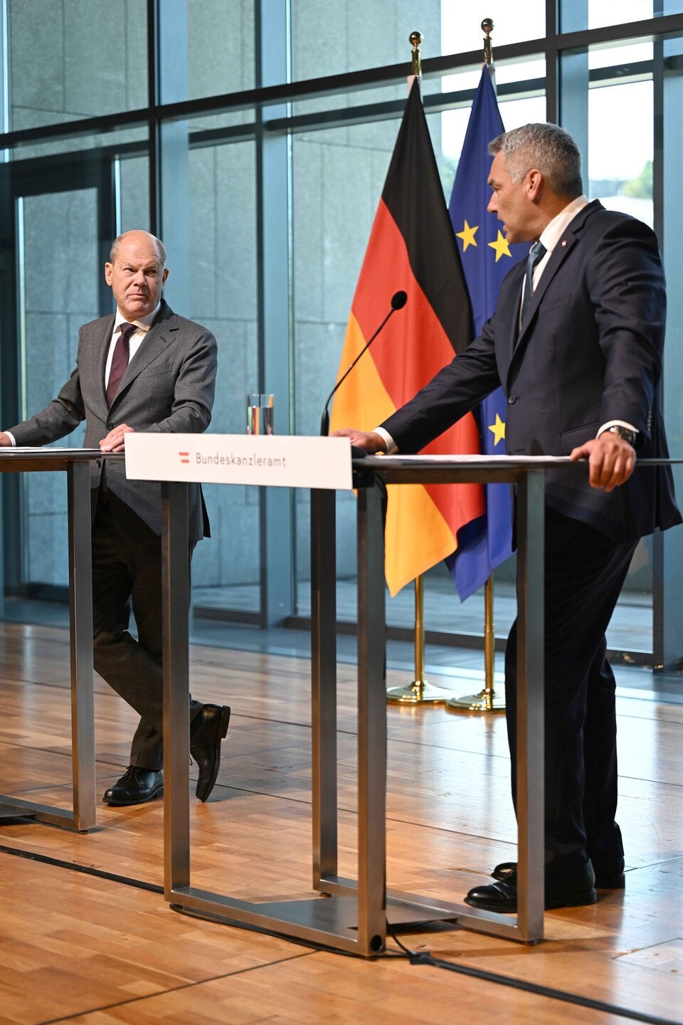 Nehammer empfängt deutschen Amtskollegen Scholz in Salzburg