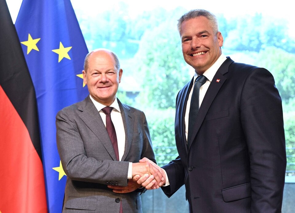 Nehammer empfängt deutschen Amtskollegen Scholz in Salzburg