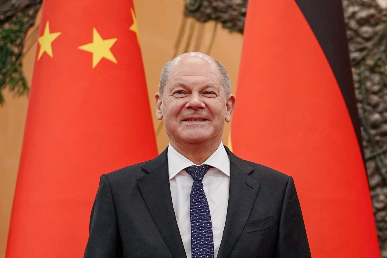 Deutscher Bundeskanzler Olaf Scholz (SPD)