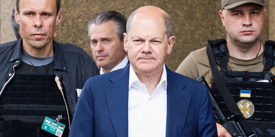 Scholz, Draghi und Macron in Kiew angekommen