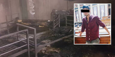 Feuer in Zelle: Alle 6 Schubh&auml;ftlinge haben gez&uuml;ndelt