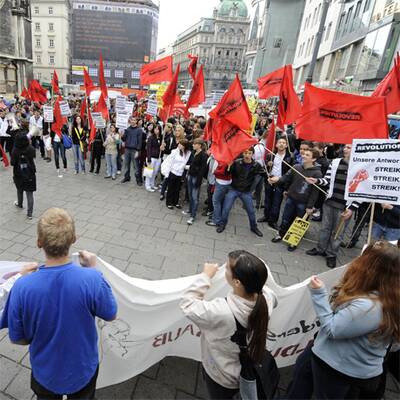 Schmied und Lehrer verhandeln