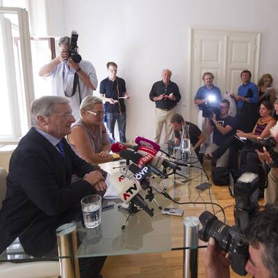 Hier tritt Schüssel zurück