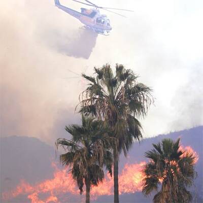 Feuersbrunst in Kalifornien