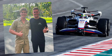 Mick Schumacher auf den Spuren von "Crocodile Hunter"