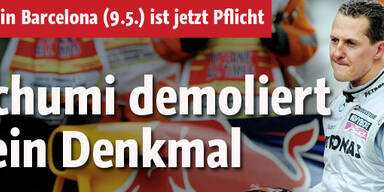 Schumi demoliert sein Denkmal
