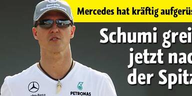 Schumi greift jetzt nach der Spitze