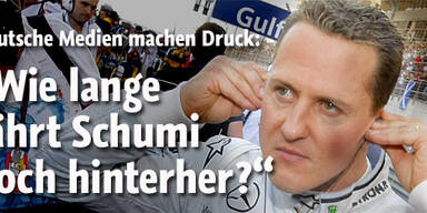 Wie lange fährt Schumi noch hinterher?
