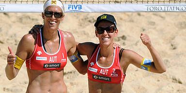 Schwaiger-Sisters st&uuml;rmen ins Achtelfinale