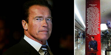 Eklat um Arnie auf Hitler-Poster