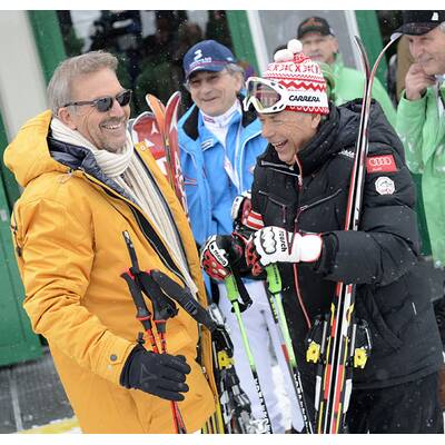 Kevin Costner geht in Schladming Skifahren