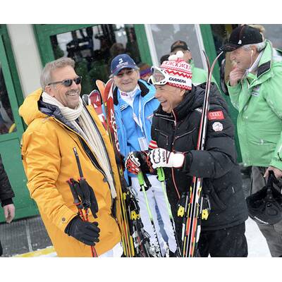 Kevin Costner geht in Schladming Skifahren