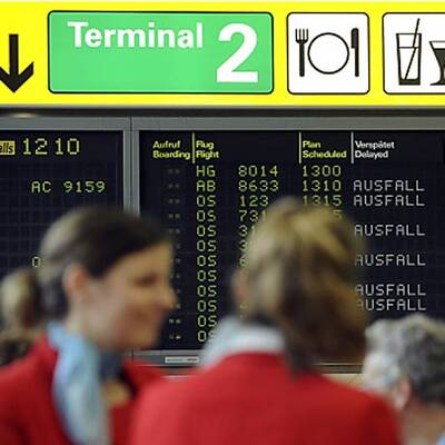 Wien-Schwechat lahm gelegt