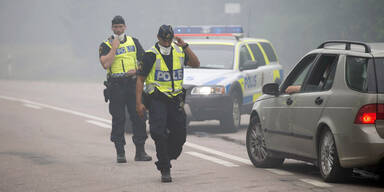 Feuerinferno in Schweden