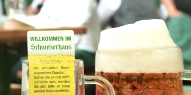 Bier im Schweizerhaus