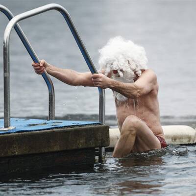 Weihnachtsschwimmen in Berlin