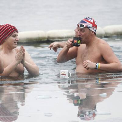 Weihnachtsschwimmen in Berlin