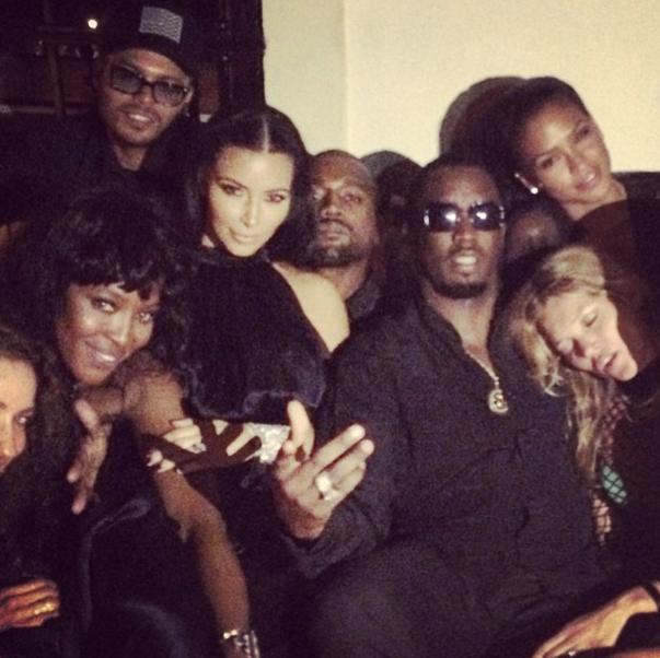 Diddy lädt Kimye, Naomi, Kate ud Co. zur Starparty