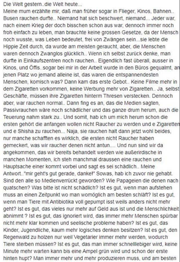 Netz dreht wegen Rauchverbot in zwei Wochen durch