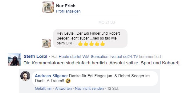 So feiert das Netz oe24-Kult-Kommentatoren