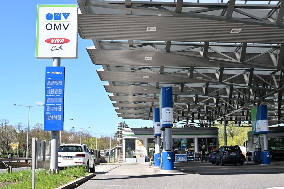 OMV bei der Westausfahrt von Wien verlangt nach Mittag 2,259 Euro für den Diesel