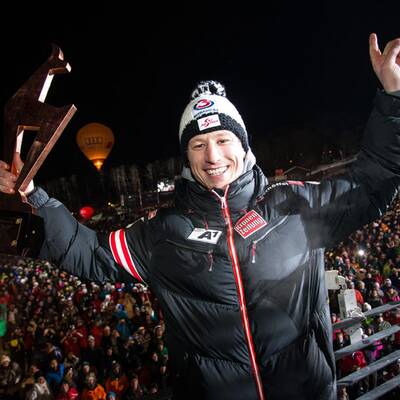 Siegerehrung in Kitzbühel 