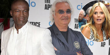 Seal, Flavio Briatore, Heidi Klum