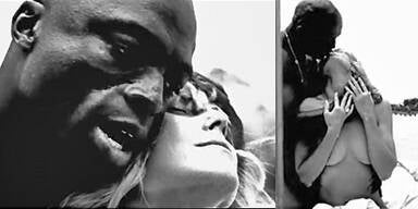 Heidi & Seal schmusen nackt in Video