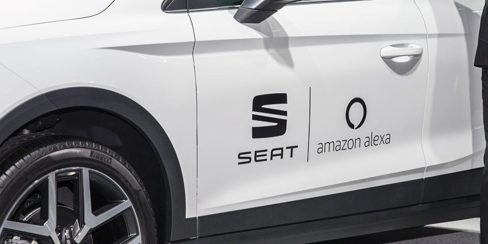 In Seat-Modellen fährt bald Amazons Alexa mit